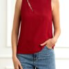 PATRIZIA PEPE-CAMICIA-PP8C0760A8I1 RED