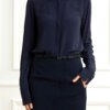 PATRIZIA PEPE-CAMICIA-PP8C0761A8I1 NAVY