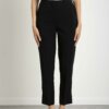 PATRIZIA PEPE-PANTALONE SIGARETTA "ESSENTIAL"-PP8P0491A6F5 NERO