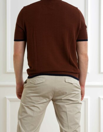 YOU GET IT-MAGLIA MM BORDO-PRE14501220 MARRONE