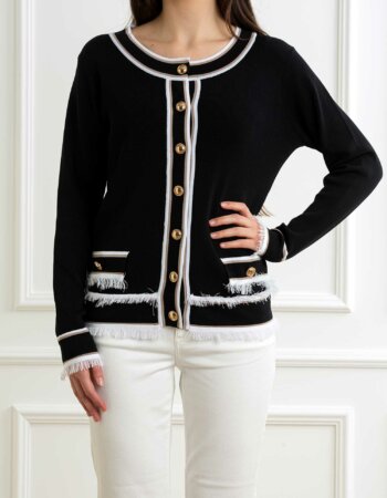 YOU GET IT-CARDIGAN CHANEL-PRE355031 NERO