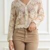 YOU GET IT-CARDIGAN UNCINETTO-PRE355091 PANNA