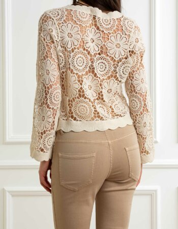 YOU GET IT-CARDIGAN UNCINETTO-PRE355091 PANNA