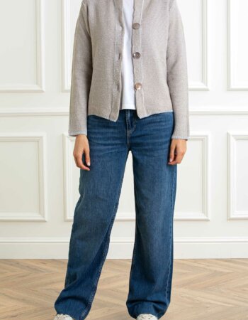 YOU GET IT-GIACCA MAGLIA LUREX-PRE355250 BIANCO