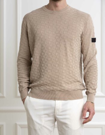 PEUTEREY-MAGLIA UOMO-PYOMNIUM BEIGE