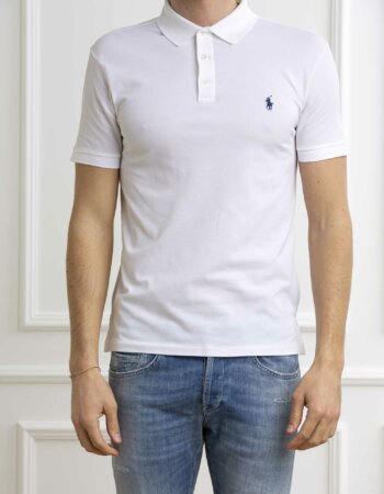 RALPH LAUREN-POLO SHORT SLEEVE-KNIT-RL541705P4 WHITE