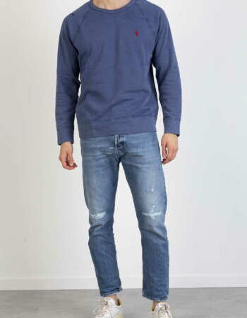 RALPH LAUREN-FELPA COTTON SPA TERRY-RL644952P2 NAVY