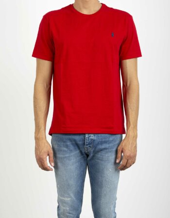 RALPH LAUREN-T-SHIRT CUSTOM SLIM FIT COTTON-RL680785P2 RED