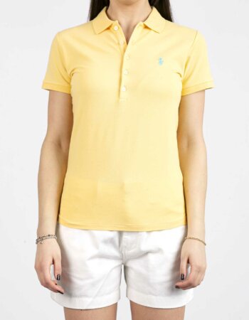 RALPH LAUREN-POLO JULIE SLIM FIT-RL870245 YELLOW