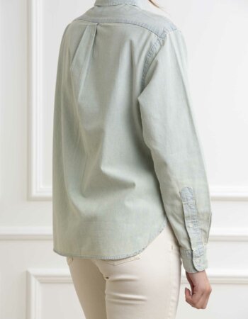 RALPH LAUREN-CAMICIA CHAMBRAY-RL891420P4 CHAMBRAY