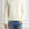 RALPH LAUREN-FELPA GIROCOLLO-RL916689 CREAM