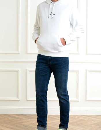 RALPH LAUREN-FELPA UOMO CON CAPPUCCIO-RL936586 WHITE