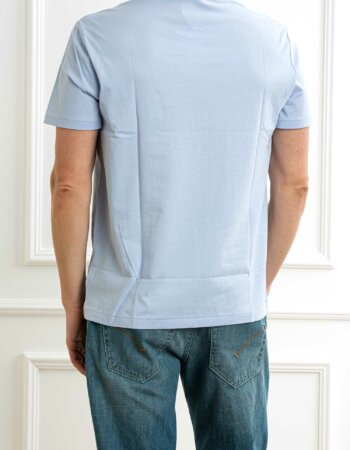 RALPH LAUREN-T-SHIRT M/M CON ORSETTO-RL973137 BLU