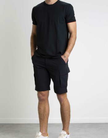 RRD-T-SHIRT MACRO-RRD23138 BLUBLACK