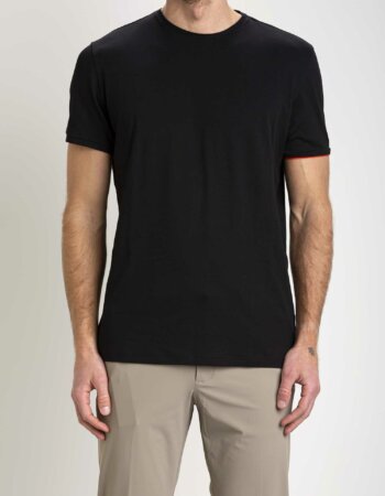 RRD-T-SHIRT MACRO-RRD23138 NERO