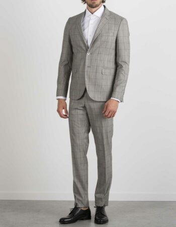 SELECT BOX-ABITO EXTRA SLIM QUADRO-SELA400P028 GRI