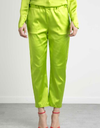SEMICOUTURE-PANTALONE BUDDY-SEMY3SQ07 CLORO
