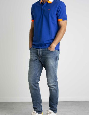 SUN68-POLO FLUO MULTICOLOR-SNA33123 ROYAL