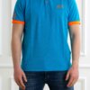 SUN68-POLO LOGO FLUO S/S-SNA35122 OTTANIO