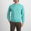 SUN68-MAGLIA ROUND NICK COLD-SNK31117 ACQUA