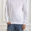SUN68-MAGLIA ROUND NECK SOLID-SNK34101 BIANCO