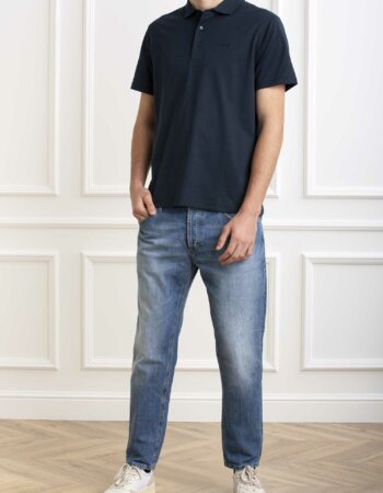 SUN68-T-SHIRT POLO-SNT34130 NAVY
