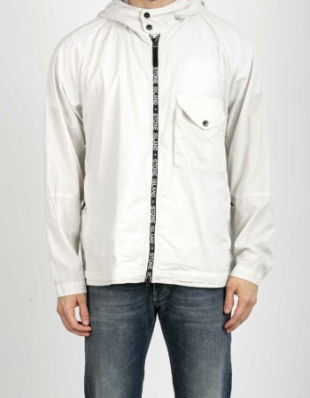 STONE ISLAND-GIUBBINO CUPRO NYLON-ST428E1 GHIACCIO