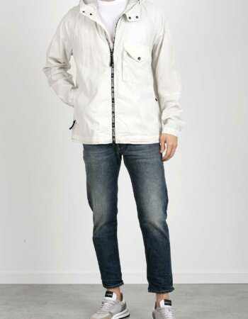 STONE ISLAND-GIUBBINO CUPRO NYLON-ST428E1 GHIACCIO