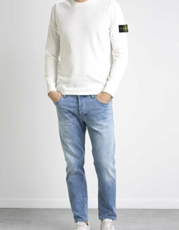 STONE ISLAND-MAGLIA-ST5532B9 WHITE
