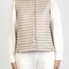SAVE THE DUCK-GILET CON SPACCHETTO-SVD87030WIRIS BEIGE
