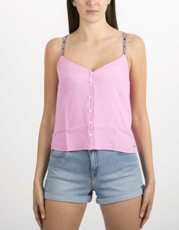 TOMMY HILFIGER-CANOTTA-THDW09762 PINK