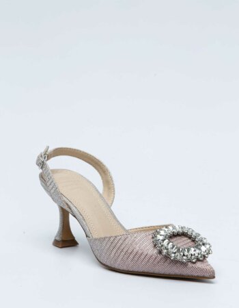 TWENTY FOURHAITCH-Slingback pump con fibbia gioiello-TWELILIBETHSH16 CIPRIA