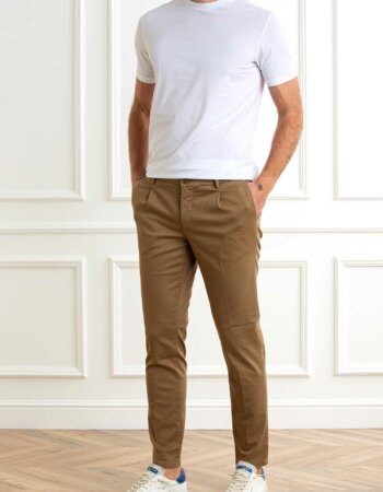 TELERIA ZED-PANTALONE TRICOTINA-TZTOMMML VISONE