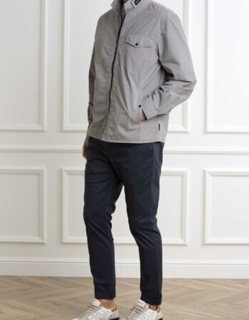 WOOLRICH-GABARDINE OVERSHIRT-WLWOOS0113MRUT3665 GREY