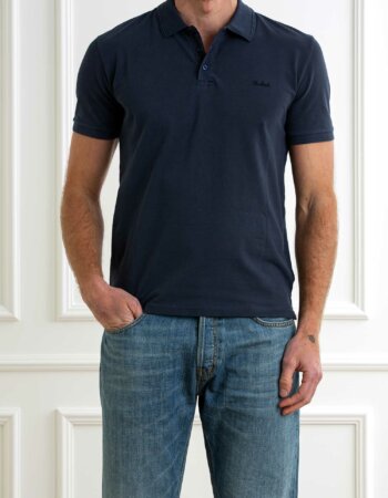 WOOLRICH-POLO MACKINACK-WWCFWOPO0065MRUT1483 BLUE